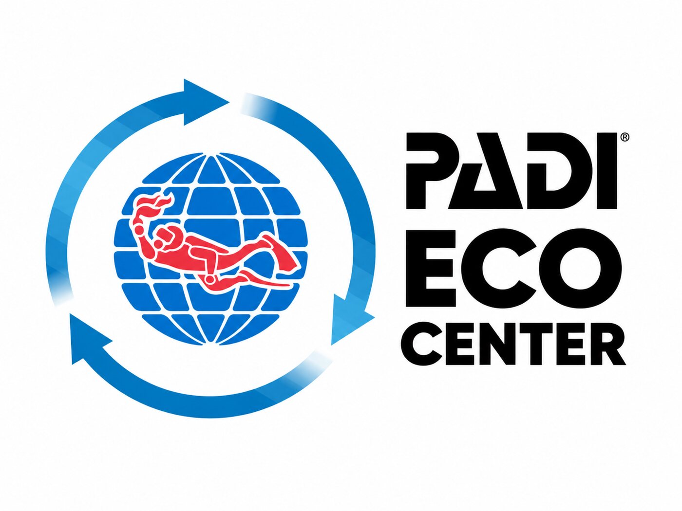 The PADI Eco Center mark