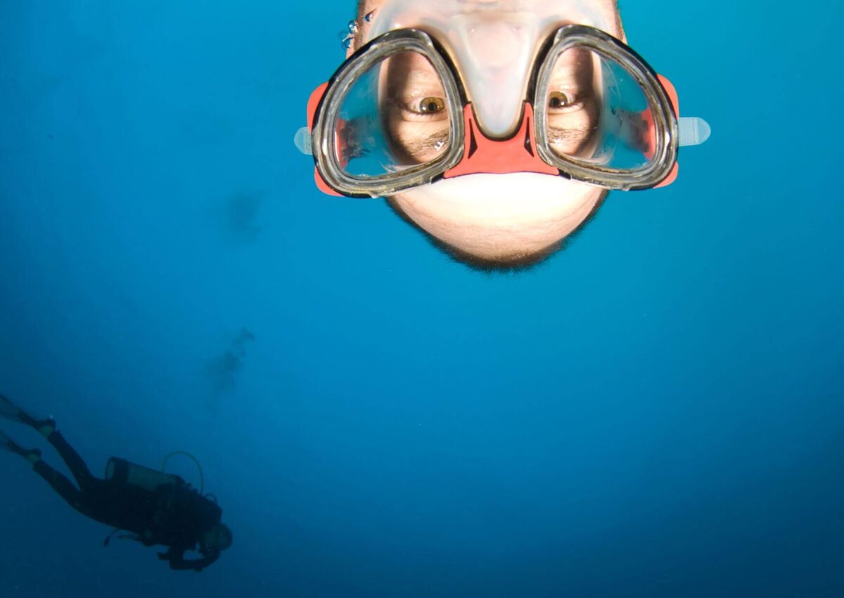 diving mask for glasses wearers