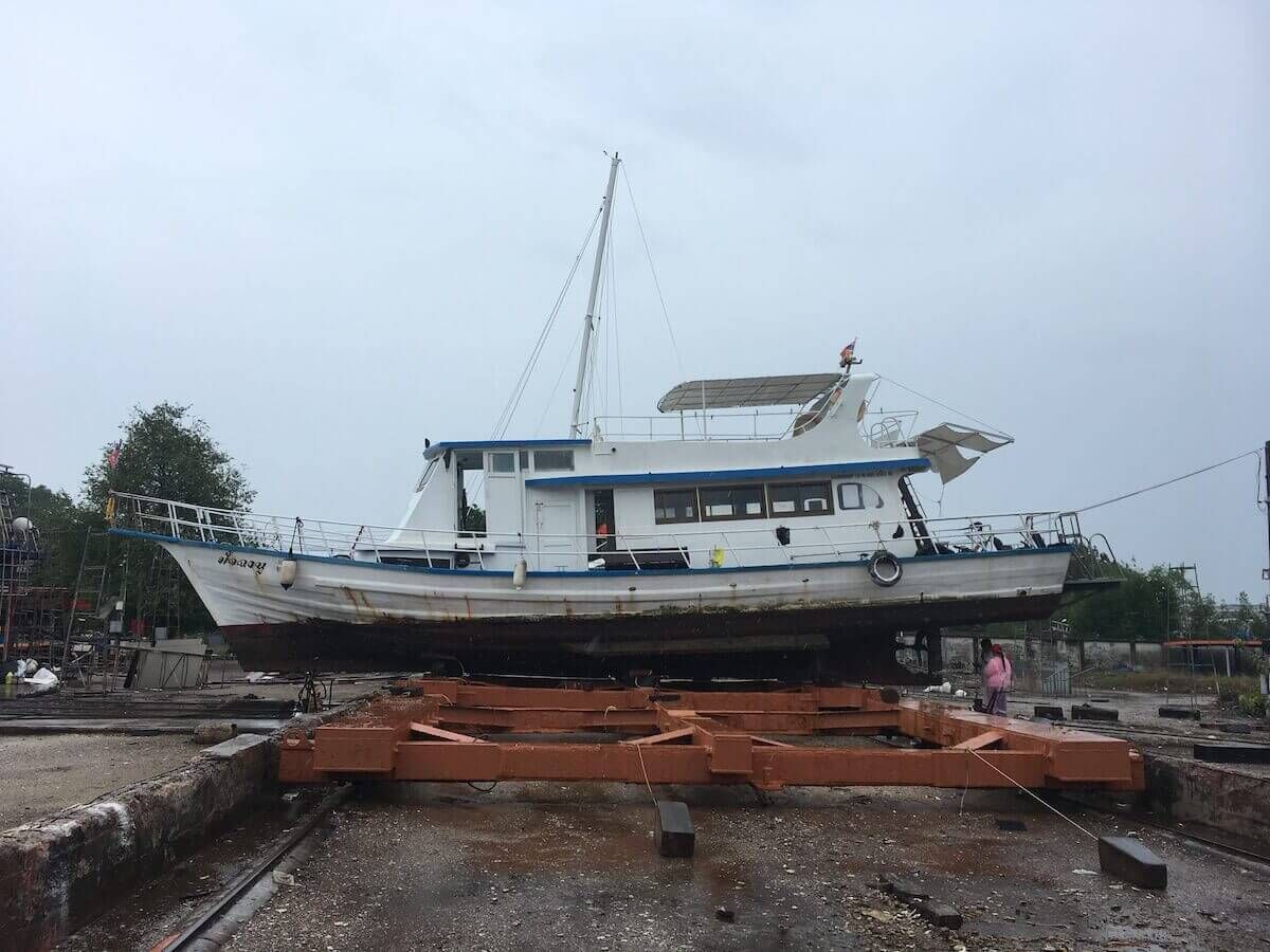 Shipyard 2019: MV Matchanu's annual haul-out, picture 2 of 8