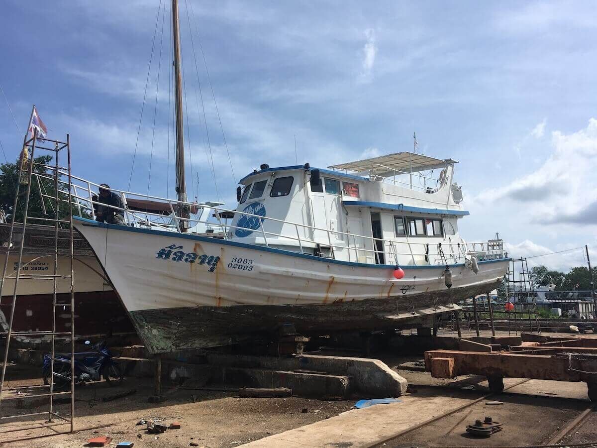 Shipyard 2020: MV Matchanu's annual haul-out, picture 1 of 8