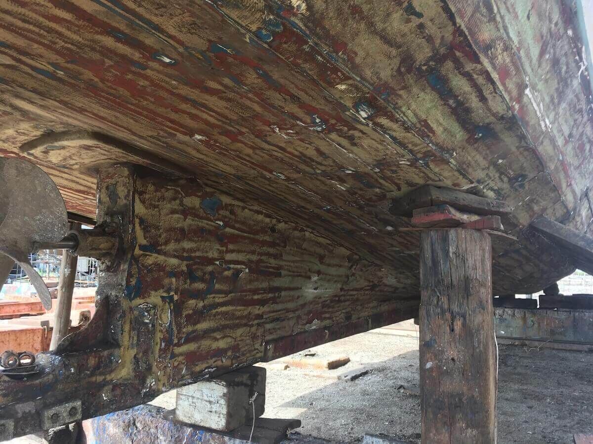 Shipyard 2020: MV Matchanu's annual haul-out, picture 3 of 8