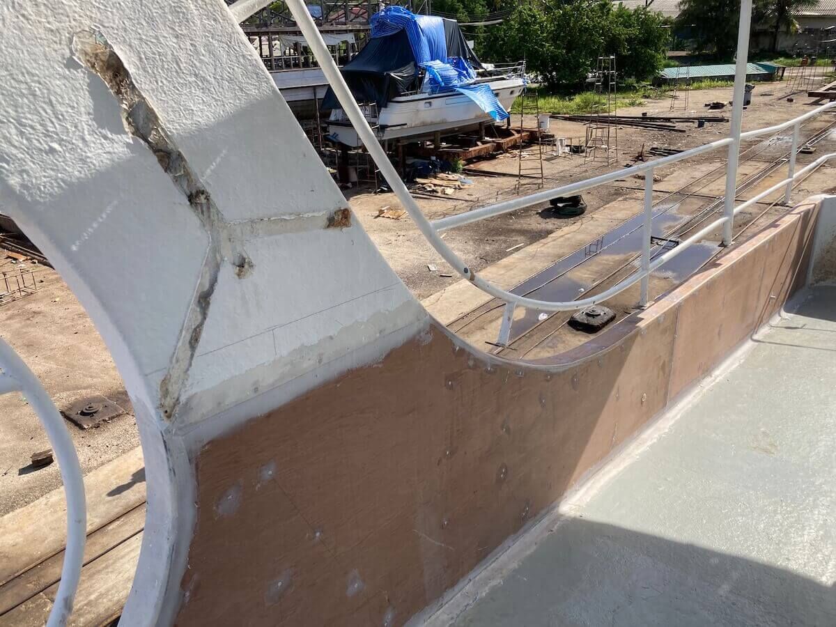 Shipyard 2021: MV Matchanu's annual haul-out, picture 12 of 19