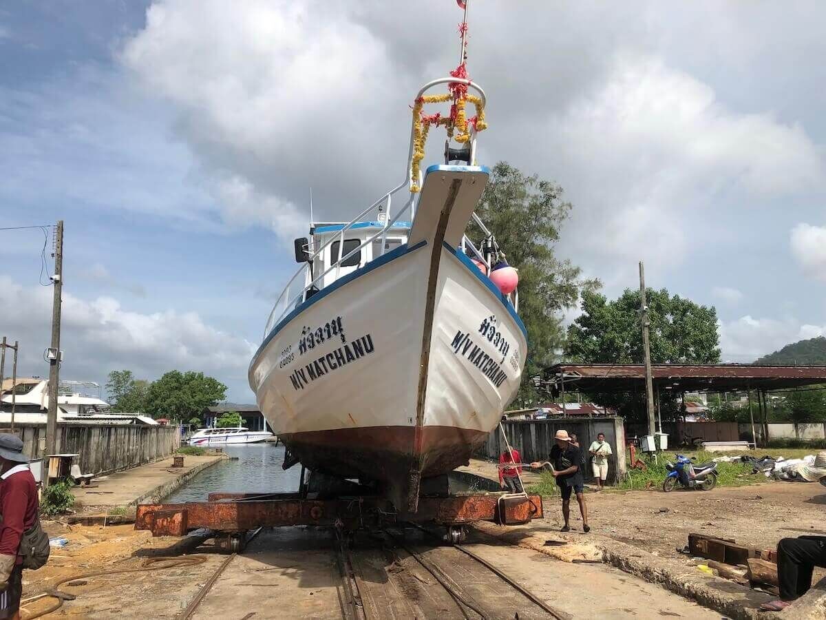 Shipyard 2022: MV Matchanu's annual haul-out, picture 1 of 34