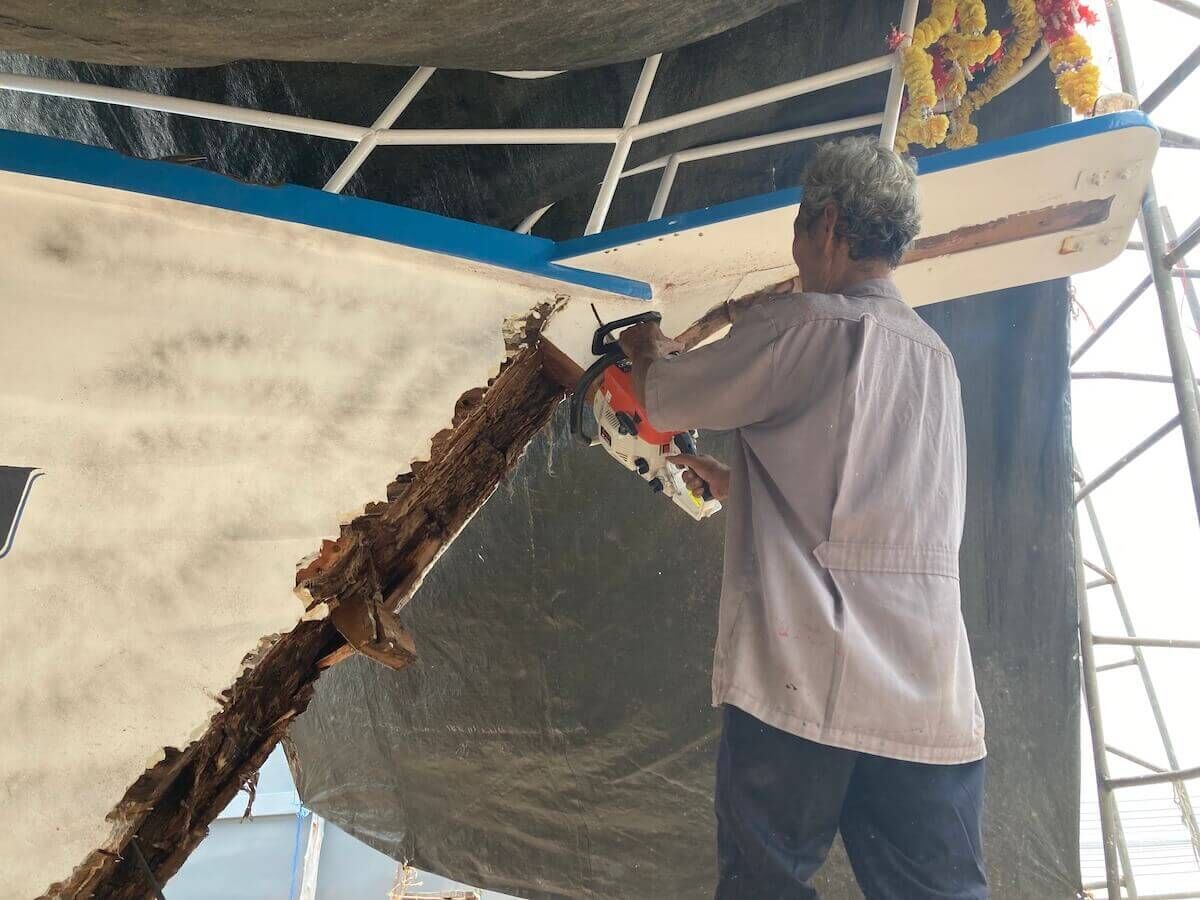 Shipyard 2022: MV Matchanu's annual haul-out, picture 2 of 34