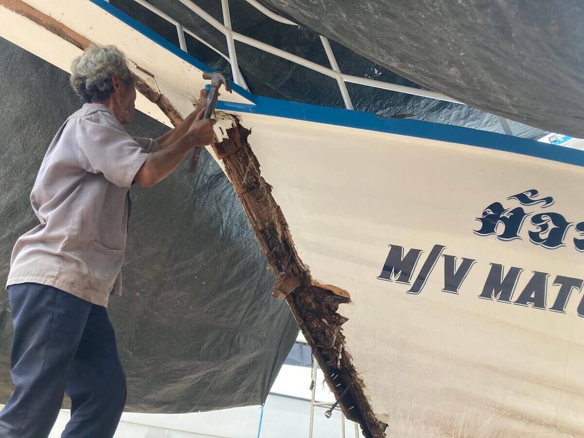 Shipyard 2022: MV Matchanu's annual haul-out, picture 3 of 34