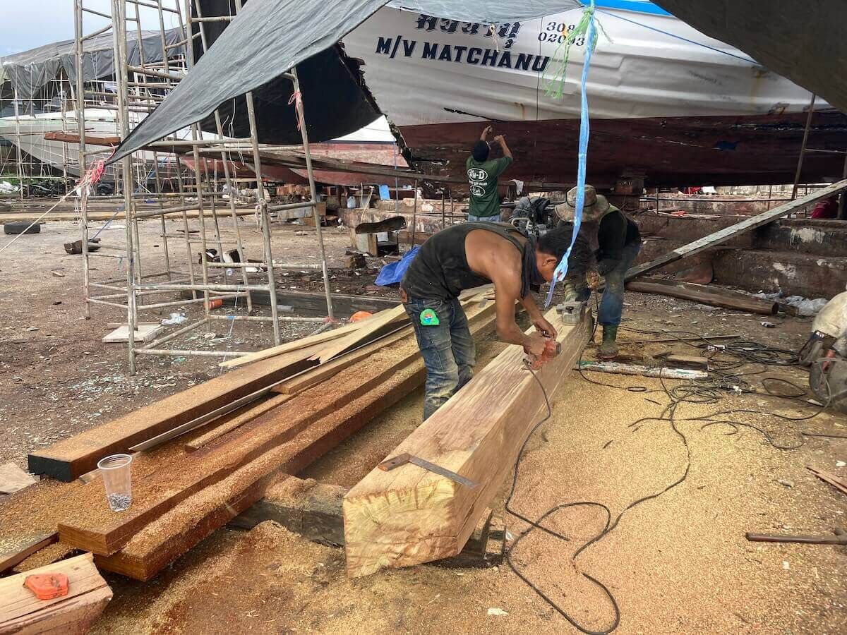 Shipyard 2022: MV Matchanu's annual haul-out, picture 5 of 34