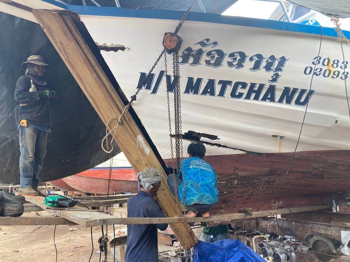 Shipyard 2022: MV Matchanu's annual haul-out, picture 6 of 34