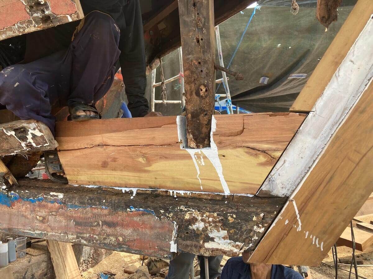 Shipyard 2022: MV Matchanu's annual haul-out, picture 14 of 34