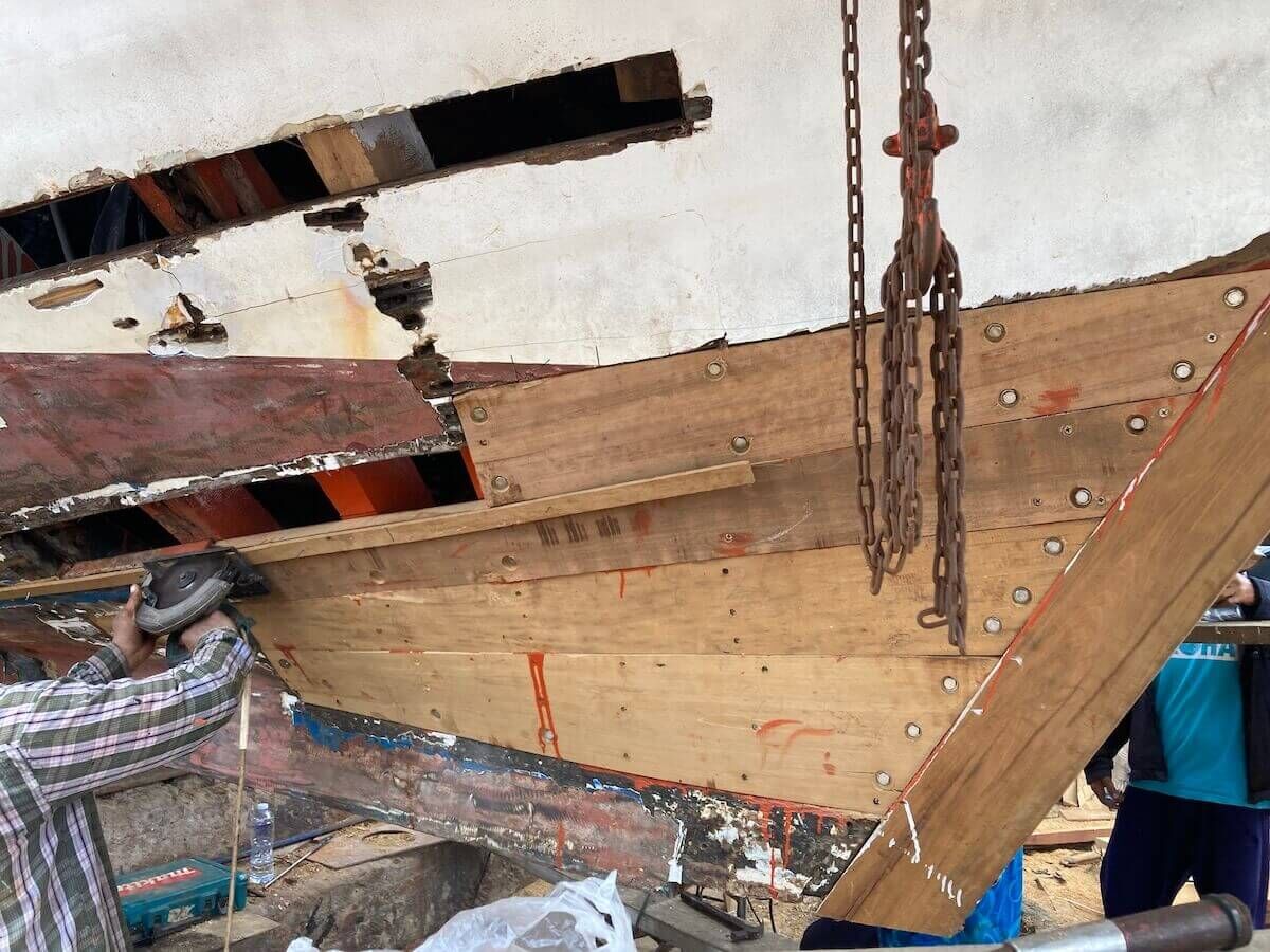 Shipyard 2022: MV Matchanu's annual haul-out, picture 21 of 34