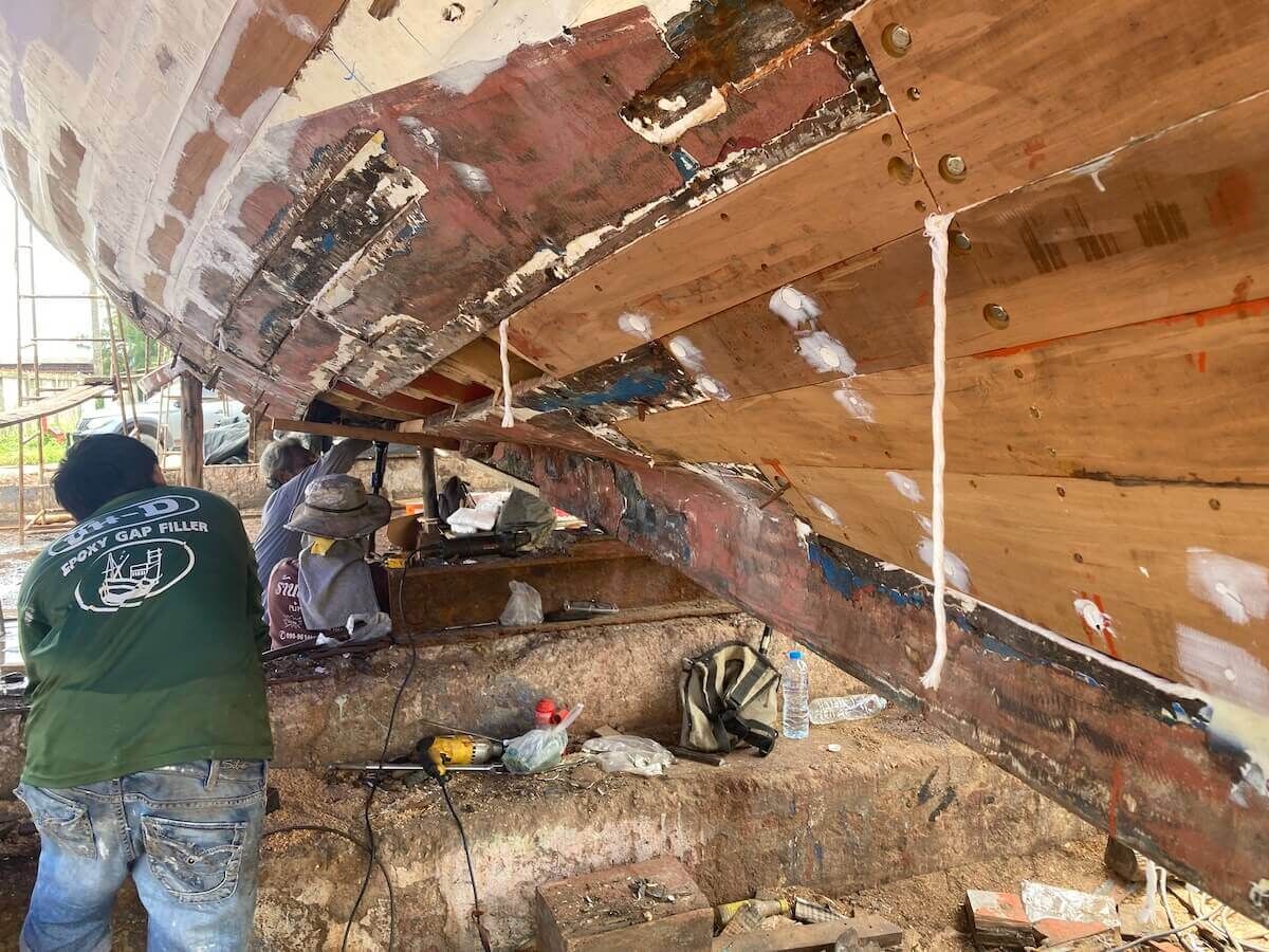 Shipyard 2022: MV Matchanu's annual haul-out, picture 23 of 34