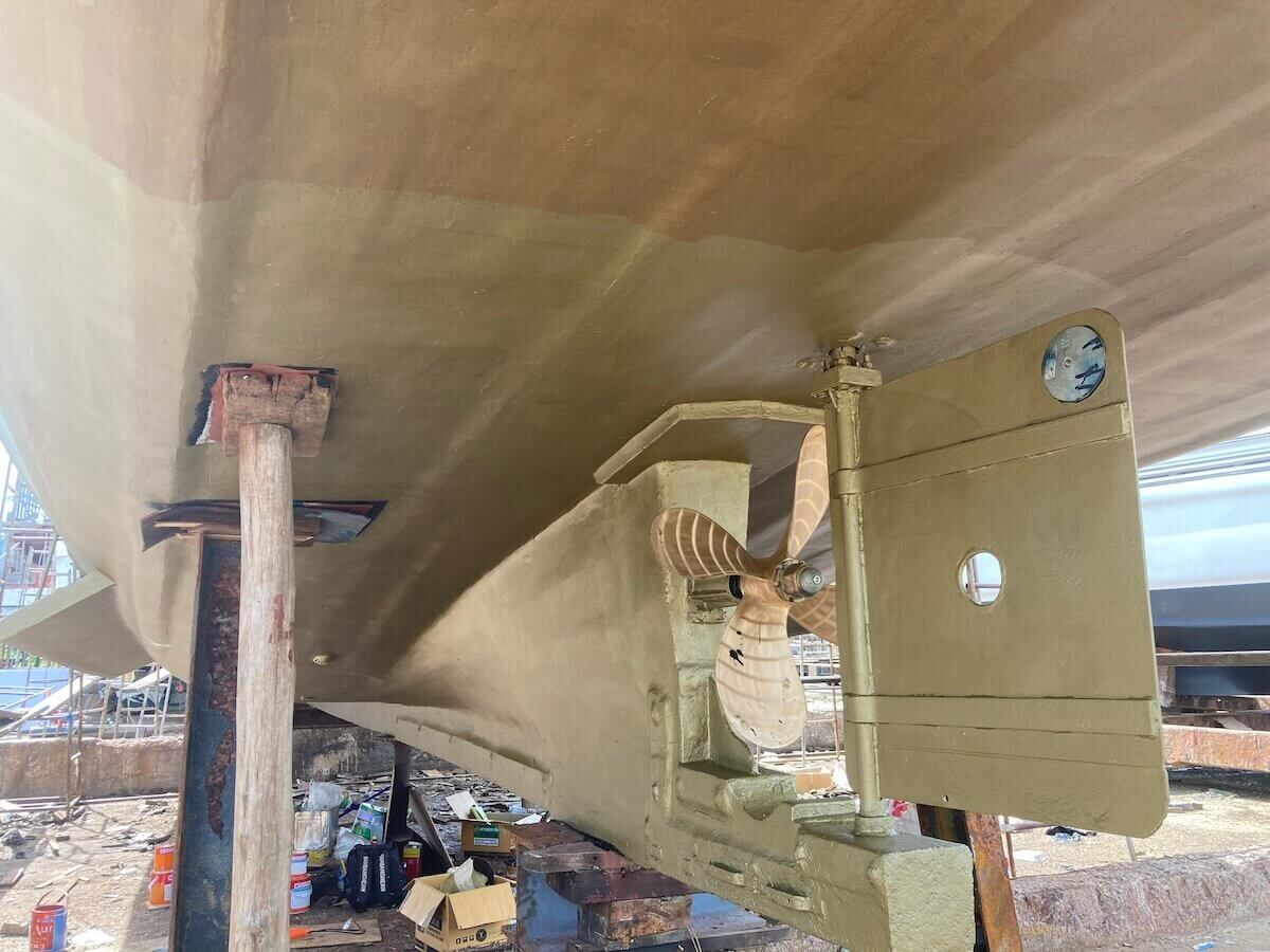 Shipyard 2022: MV Matchanu's annual haul-out, picture 28 of 34