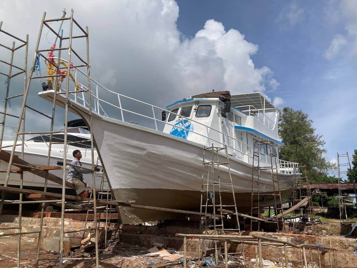 Shipyard 2022: MV Matchanu's annual haul-out, picture 29 of 34