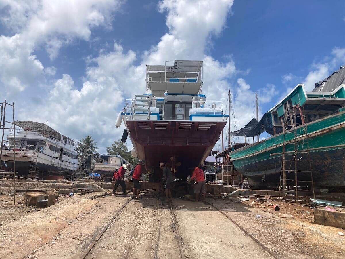 Shipyard 2022: MV Matchanu's annual haul-out, picture 31 of 34