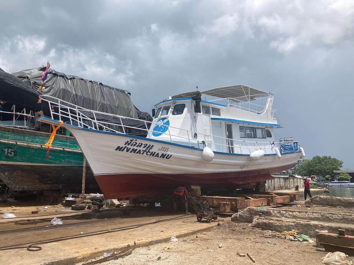 Shipyard 2022: MV Matchanu's annual haul-out, picture 32 of 34