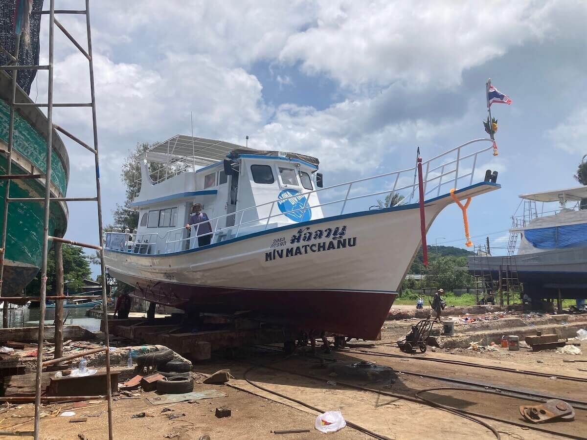Shipyard 2022: MV Matchanu's annual haul-out, picture 33 of 34