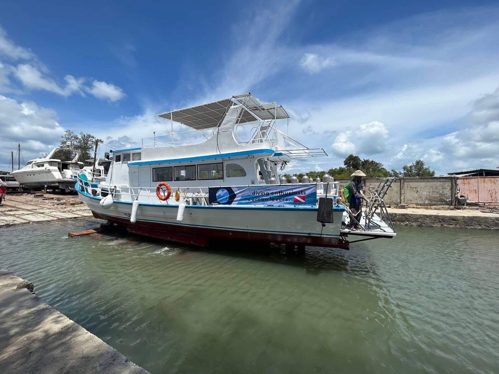 Shipyard 2023: MV Matchanu's annual haul-out, picture 1 of 37