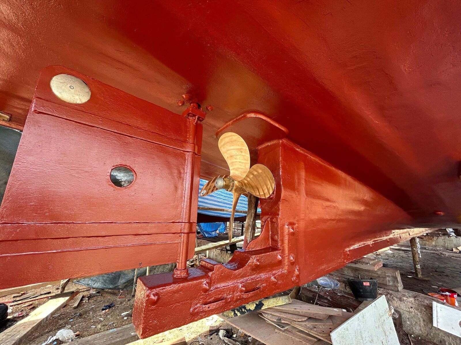 Shipyard 2023: MV Matchanu's annual haul-out, picture 8 of 37