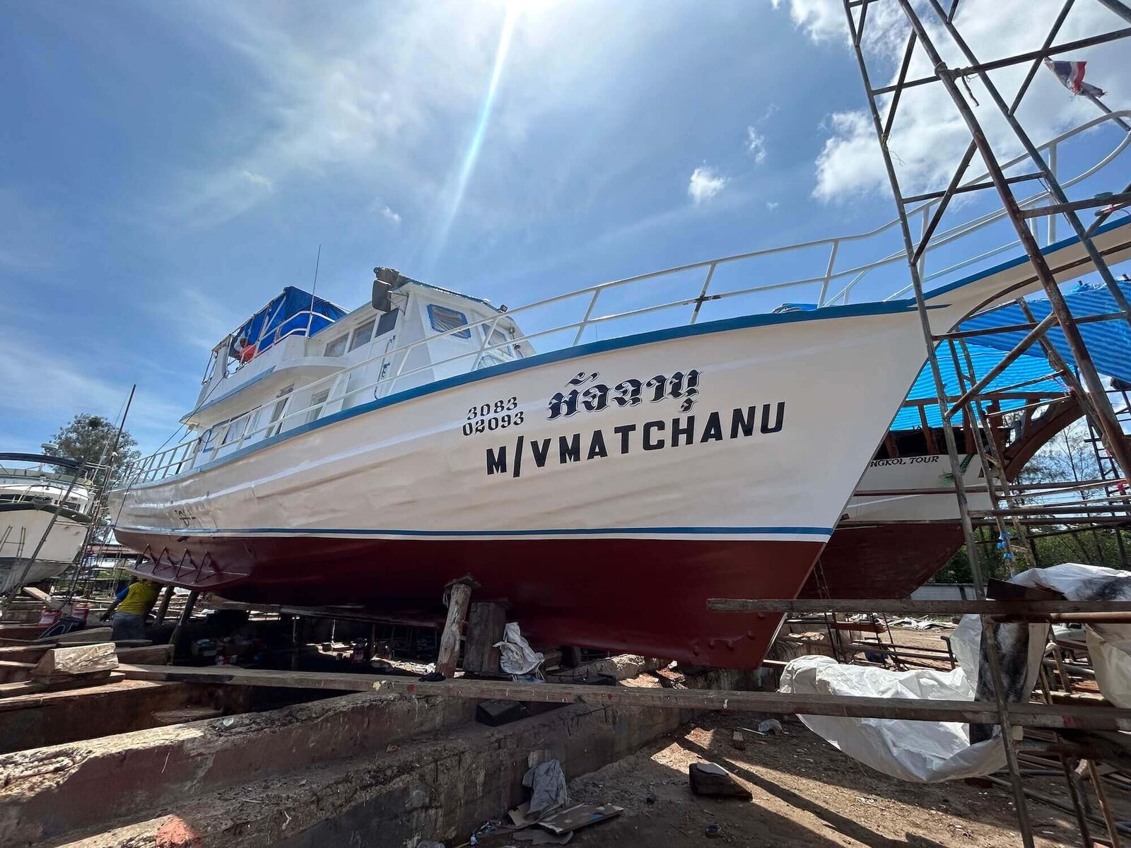 Shipyard 2023: MV Matchanu's annual haul-out, picture 9 of 37