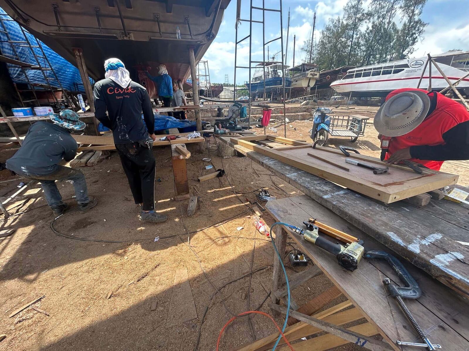 Shipyard 2023: MV Matchanu's annual haul-out, picture 23 of 37