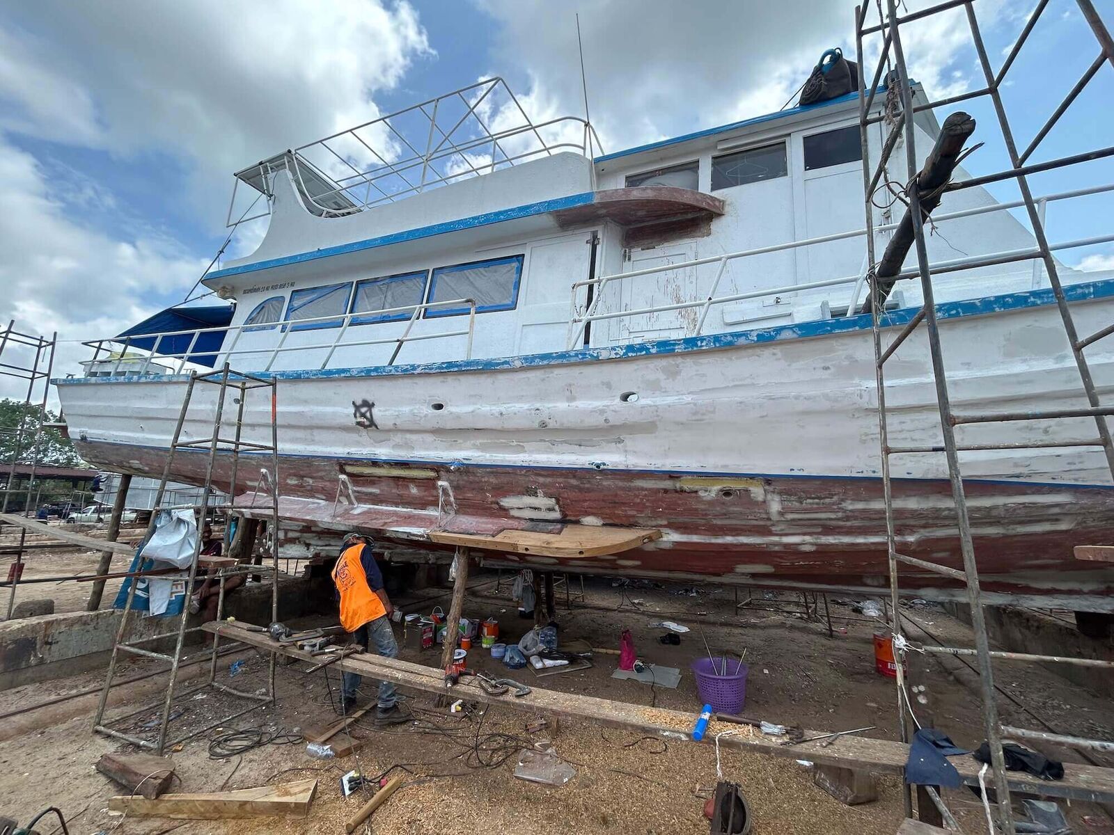 Shipyard 2023: MV Matchanu's annual haul-out, picture 29 of 37
