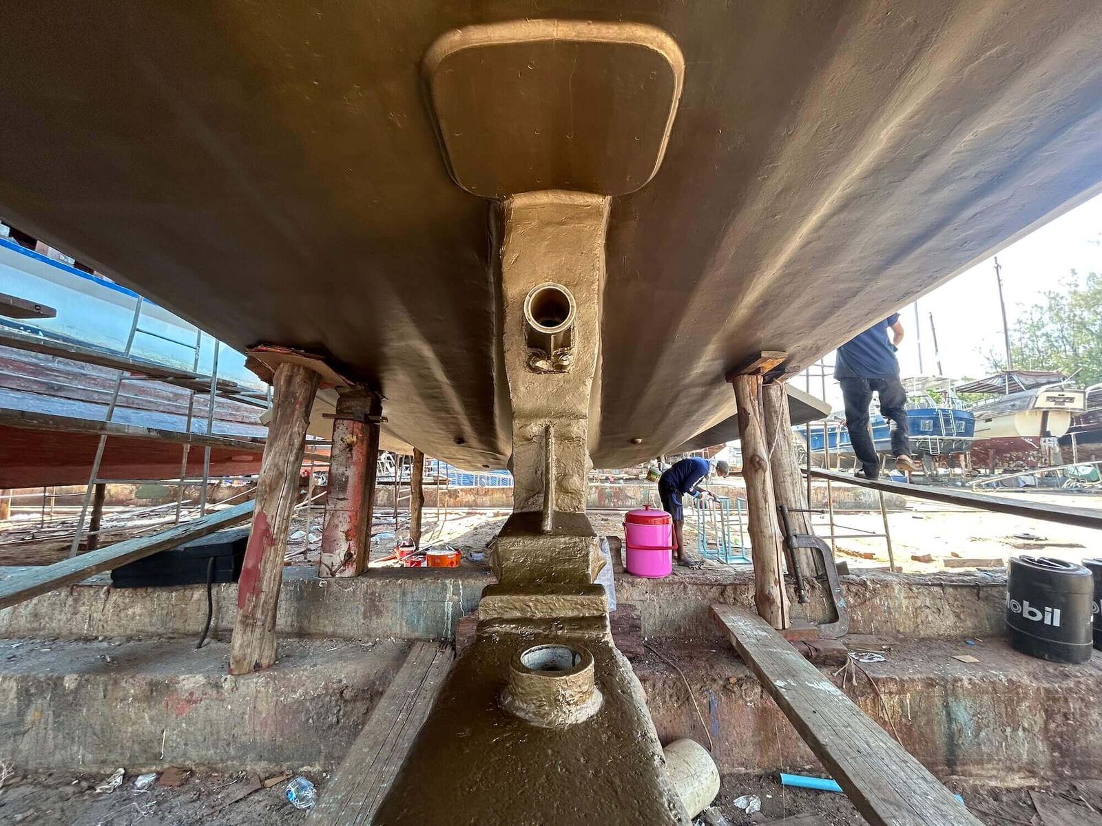 Shipyard 2023: MV Matchanu's annual haul-out, picture 36 of 37