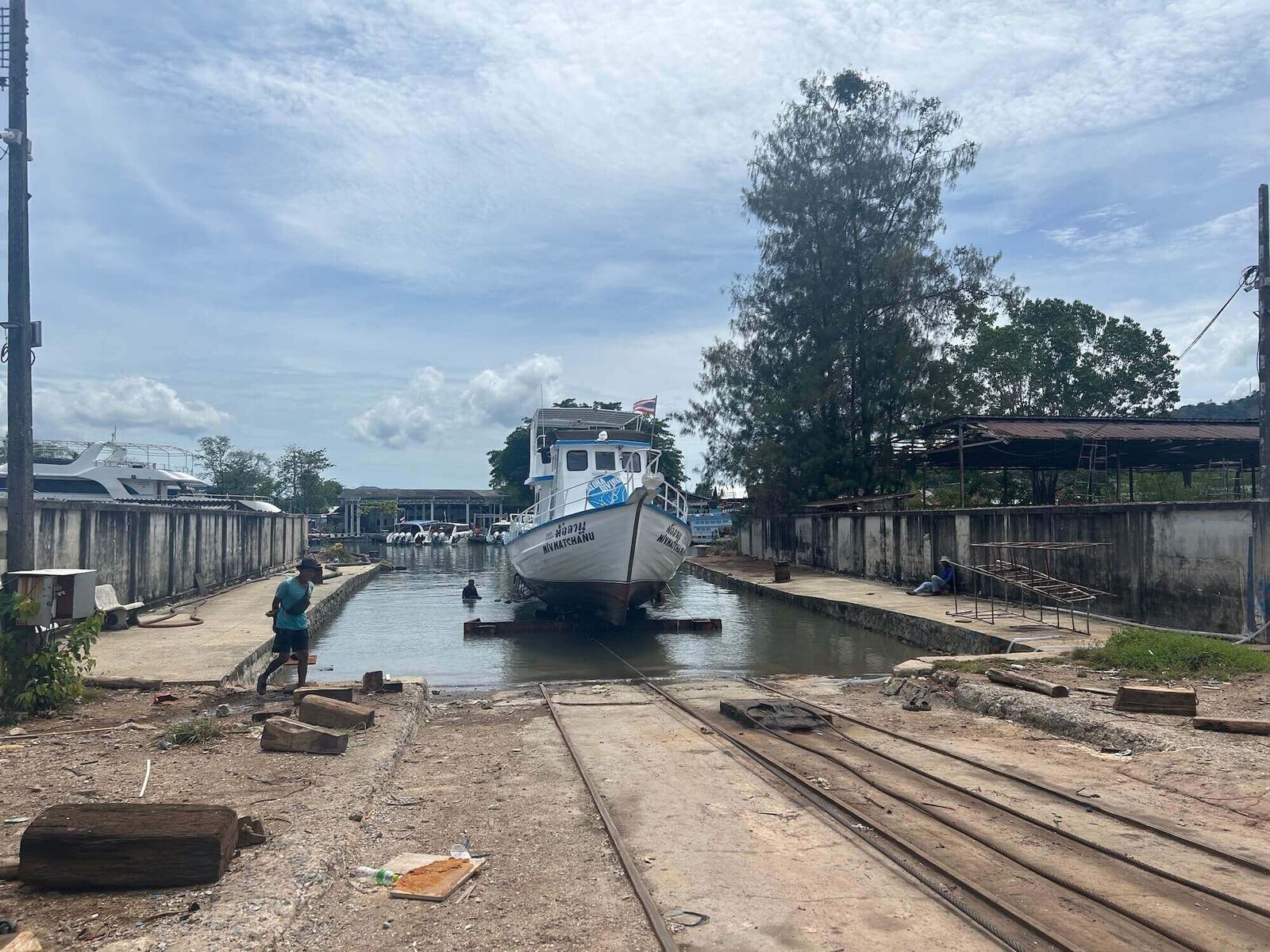 Shipyard 2023: MV Matchanu's annual haul-out, picture 37 of 37