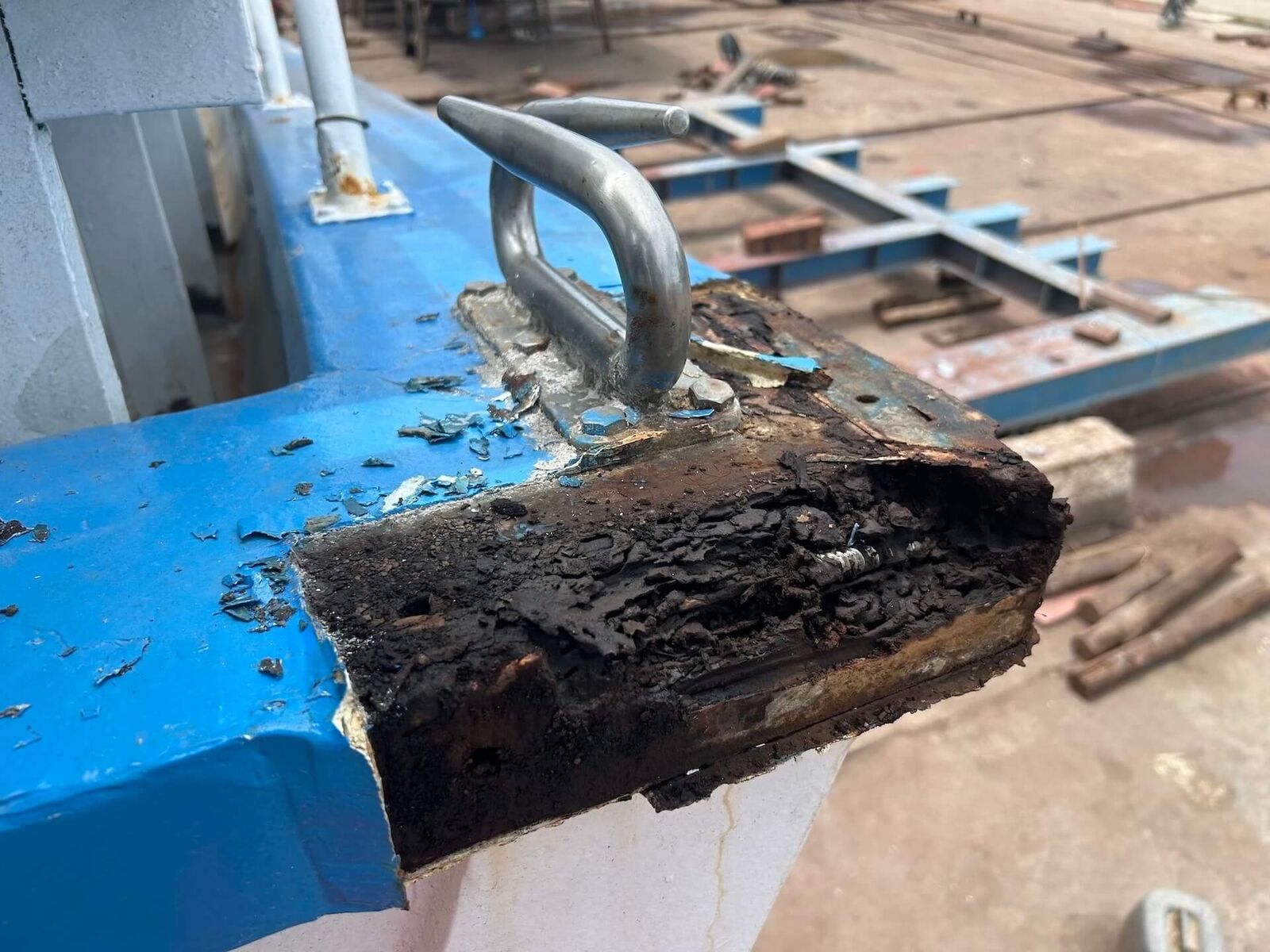 Shipyard 2024: MV Matchanu's annual haul-out, picture 10 of 20