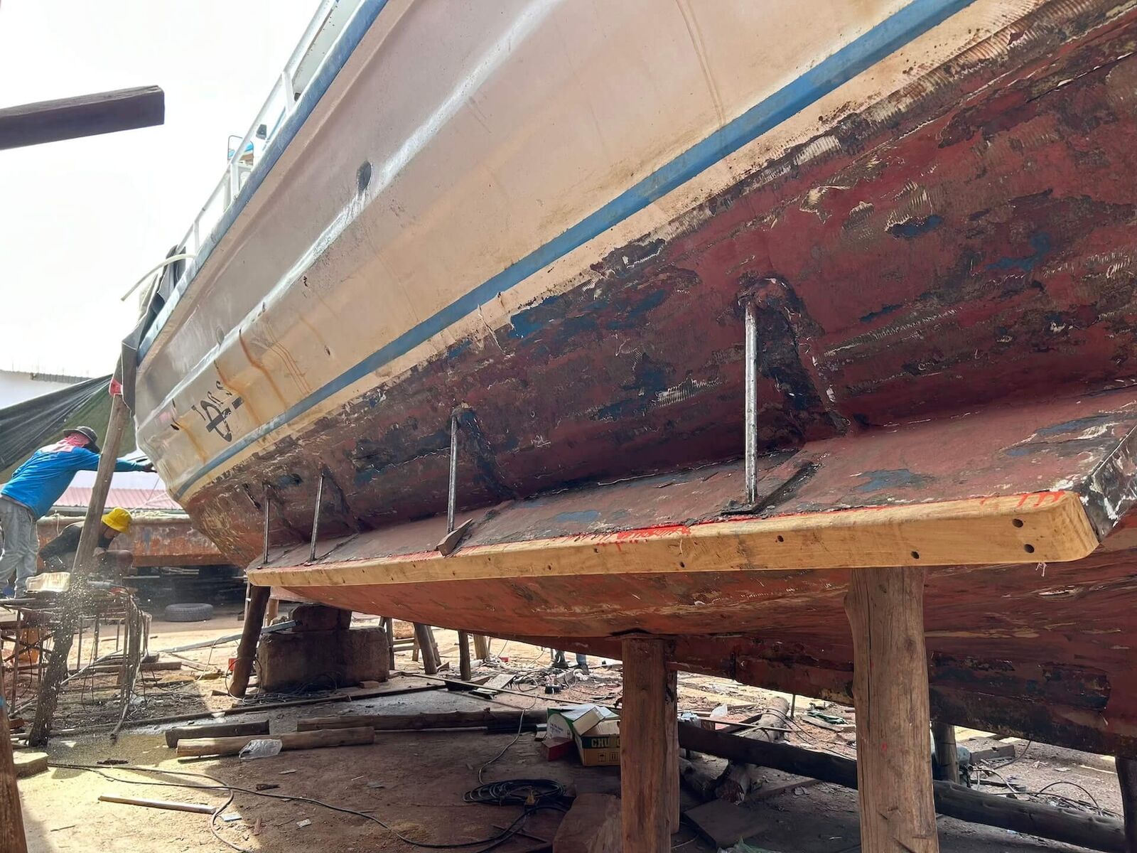 Shipyard 2024: MV Matchanu's annual haul-out, picture 13 of 20