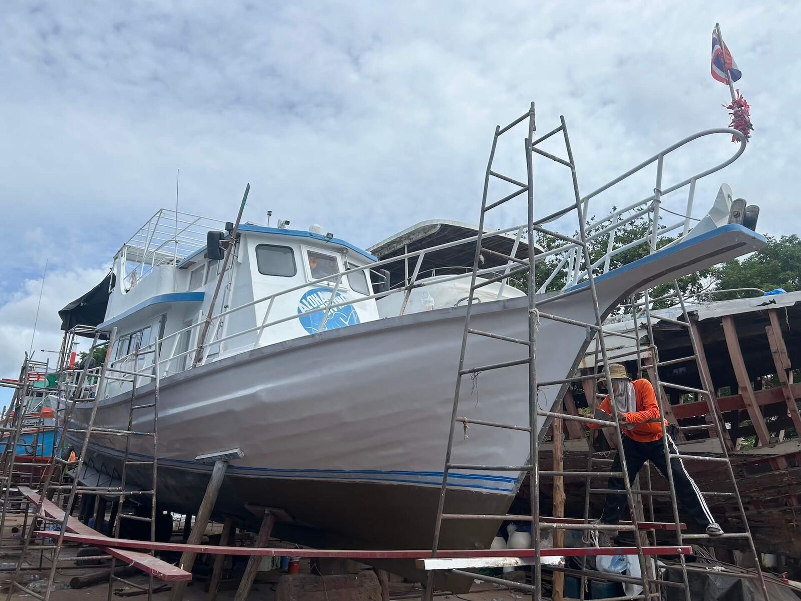 Shipyard 2024: MV Matchanu's annual haul-out, picture 16 of 20