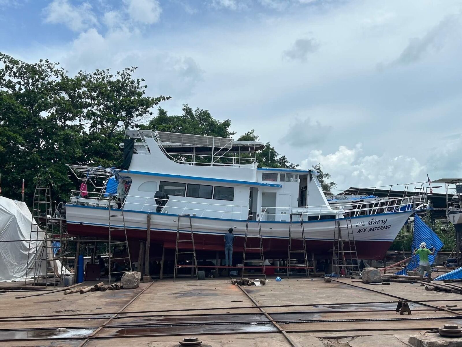 Shipyard 2024: MV Matchanu's annual haul-out, picture 18 of 20