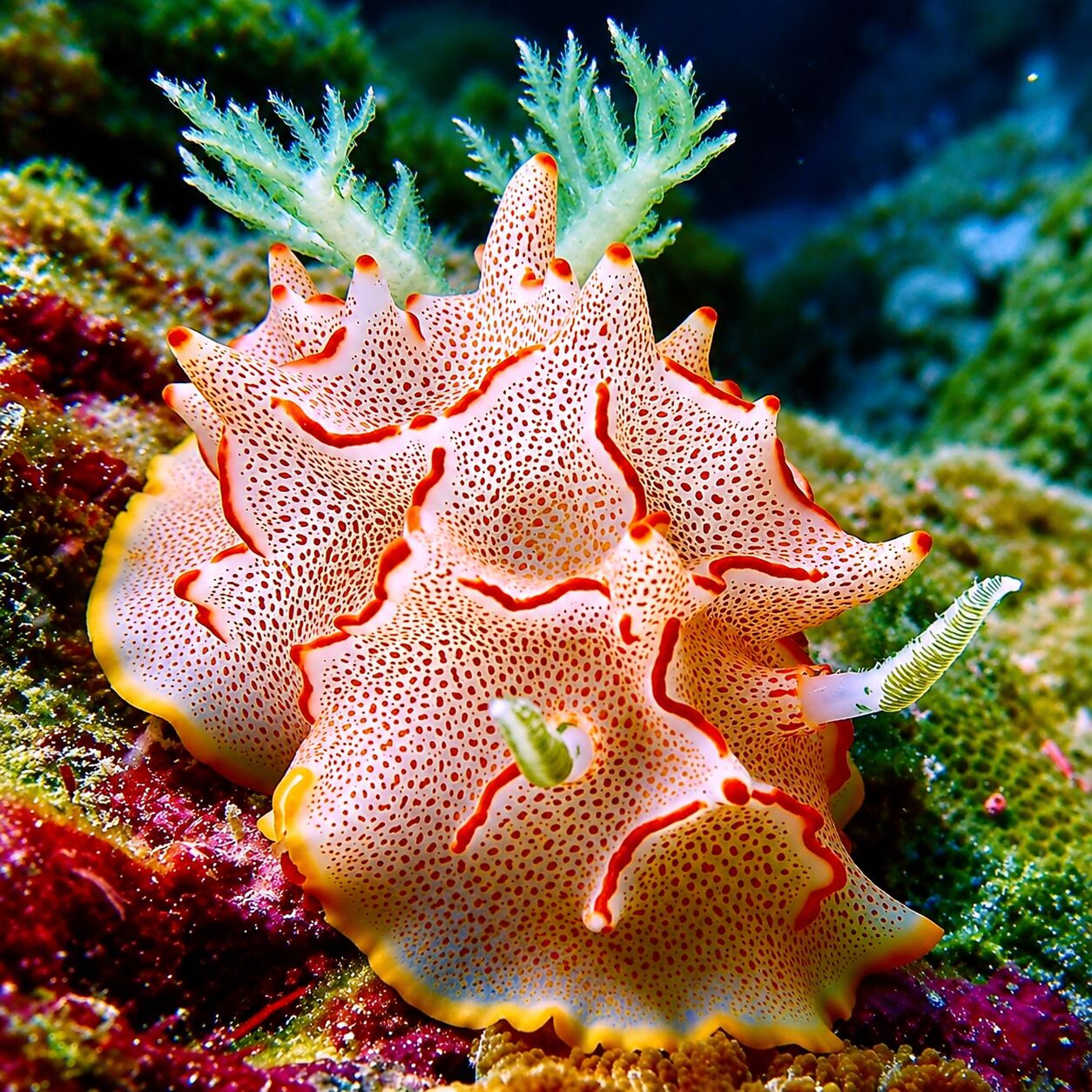 Nudibranch Halgerda at Green Island