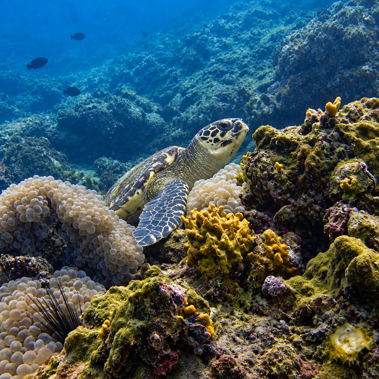 Hawksbill turtle at Koh Mai Thon