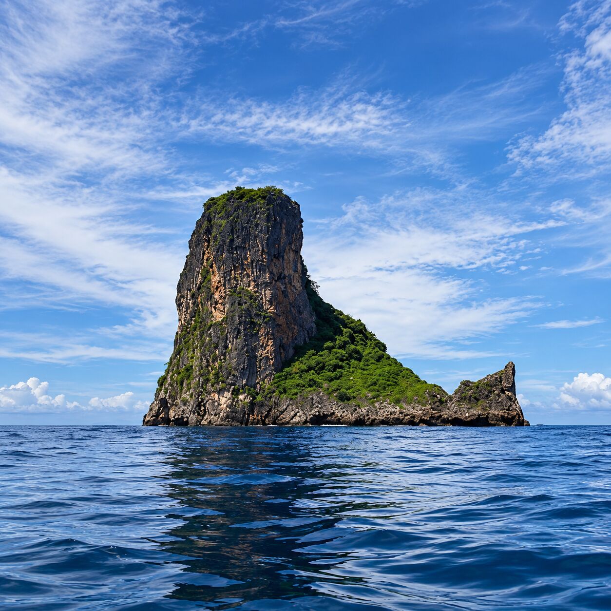 Island top side at Koh Bida Nai, Phi Phi