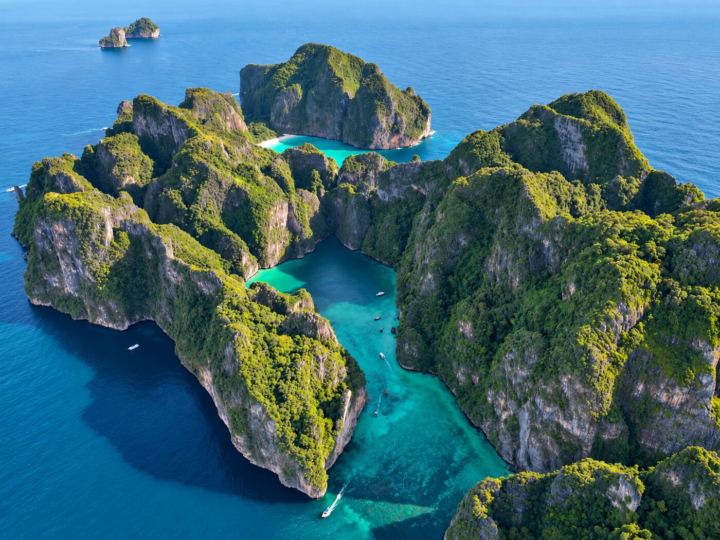 Phi Phi from the air