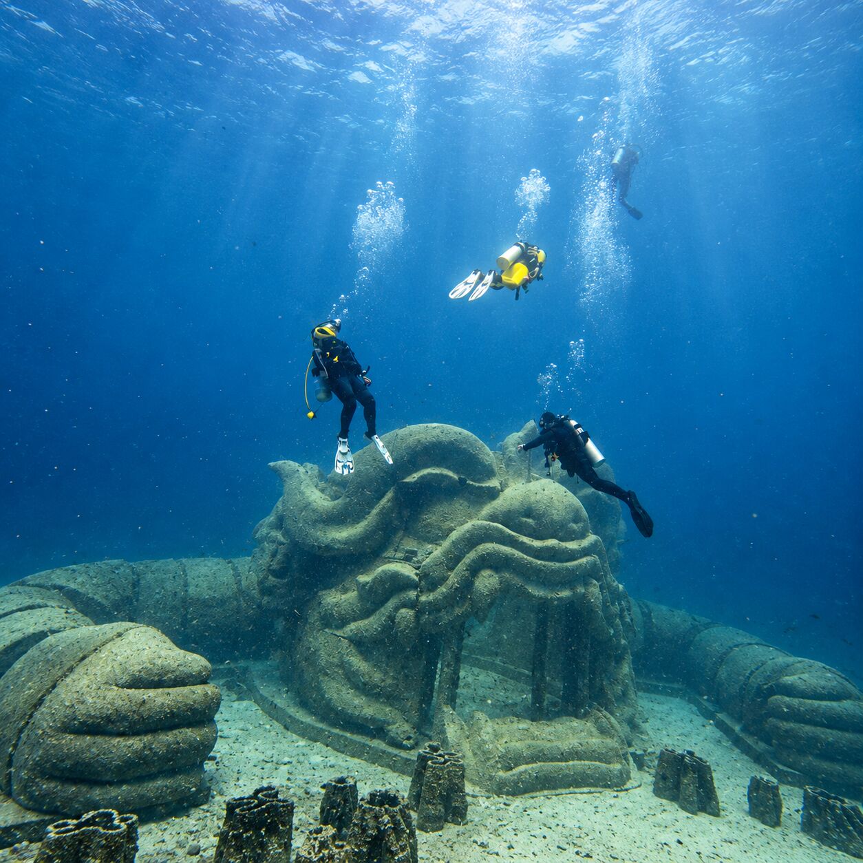 Hanuman at Phuket Dive Park aka Hanuman Nimit Kaya, Racha Yai