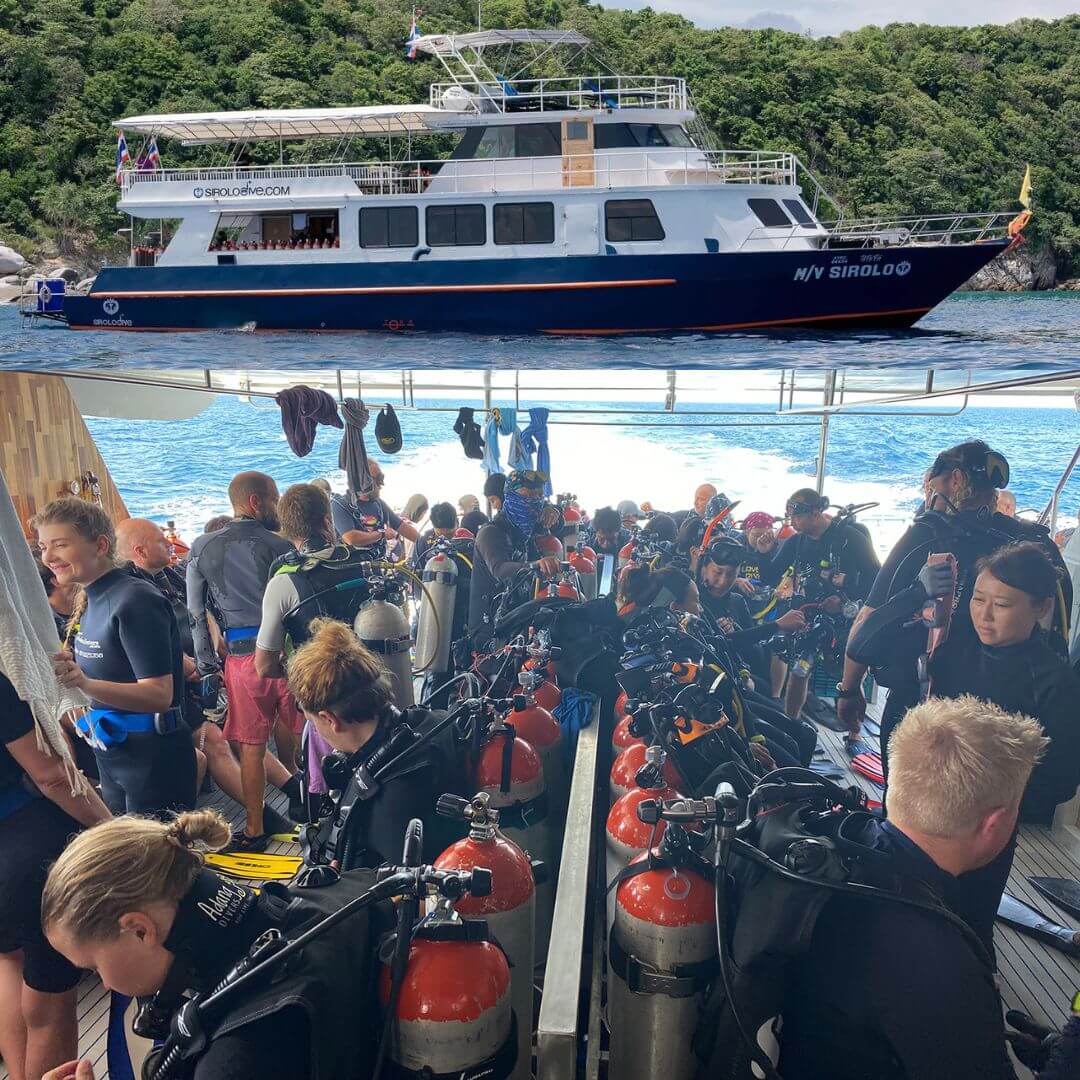 Dive Day to Phi Phi by Big Boat