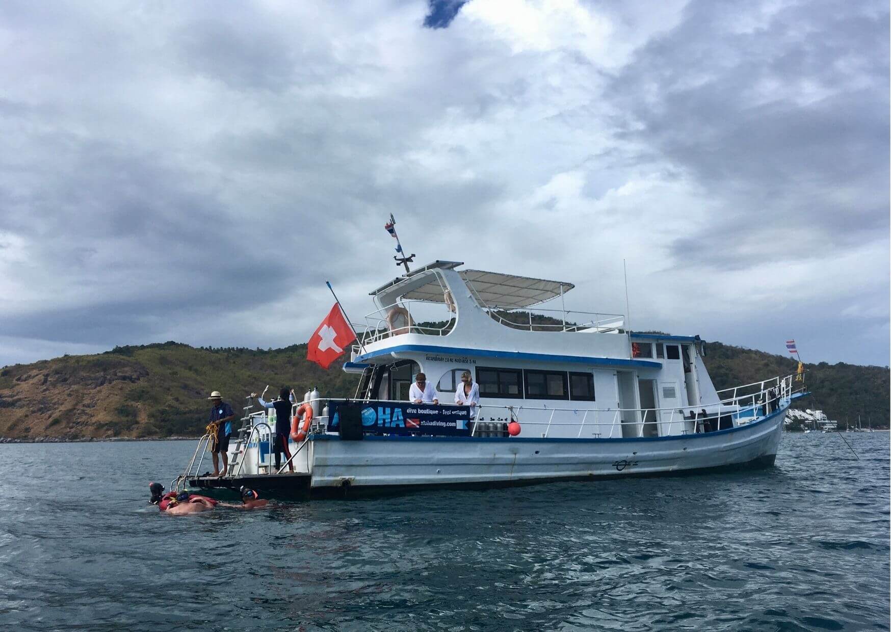 Tauchboot in Schweizer Besitz in Phuket