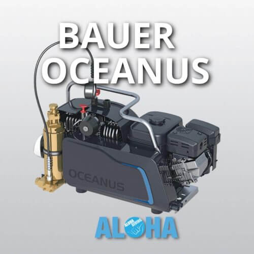 Portable diving compressor Bauer Oceanus Petrol